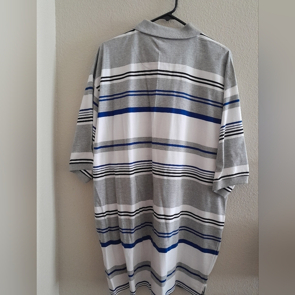 Vintage Men's Blue Striped Shirt Size:3XL Mensfield - Picture 2 of 7